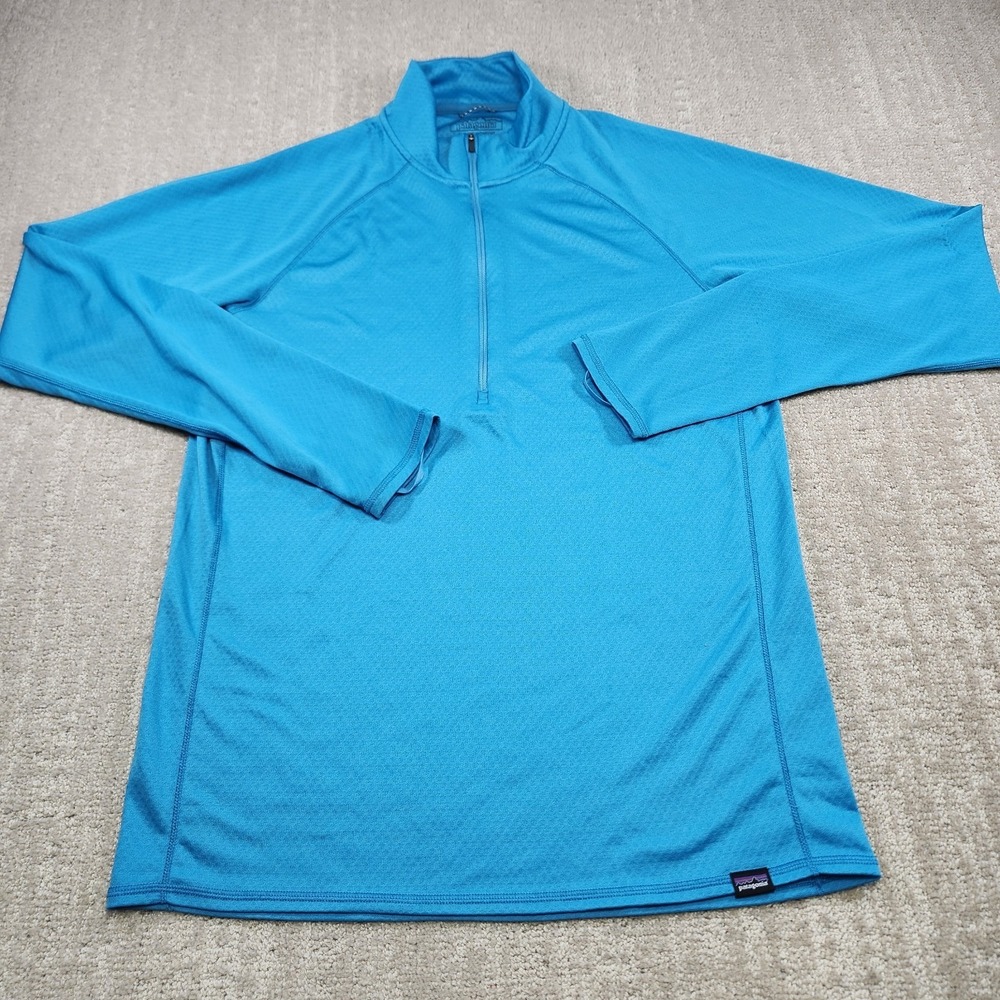 Patagonia Sweatshirt Men Medium Capilene Midweight 1/4 Zip Cold Cool Baselayer